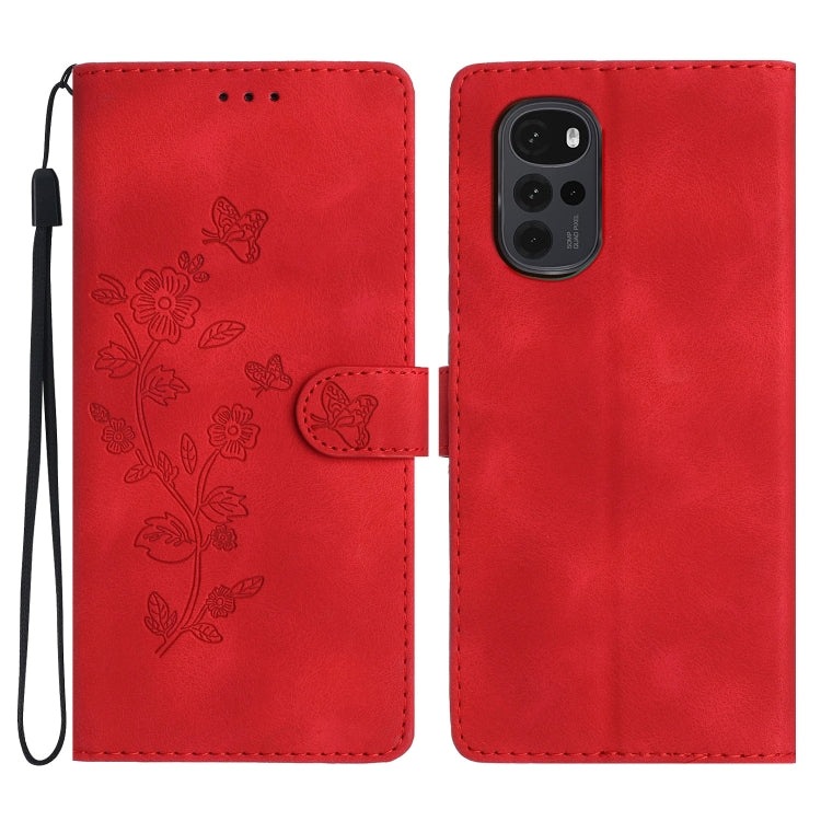 Flower Butterfly Embossing Pattern Leather Phone Case, Series 6 My Store