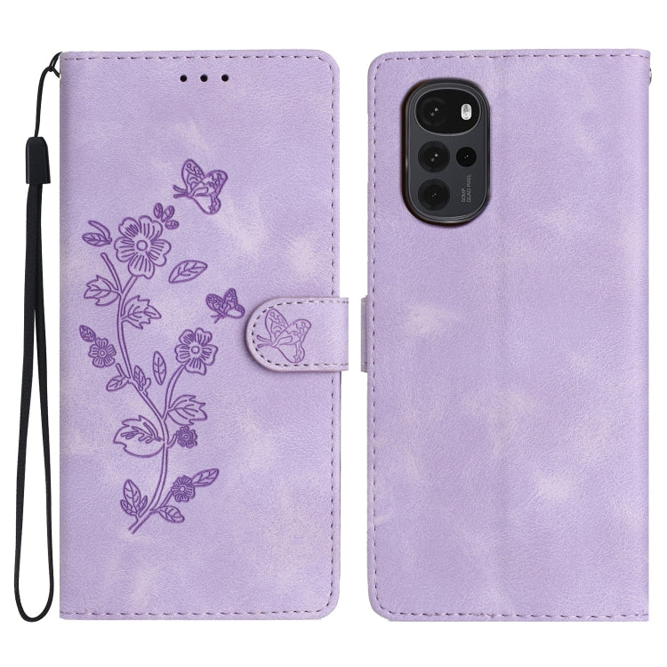 Flower Butterfly Embossing Pattern Leather Phone Case, Series 6 My Store