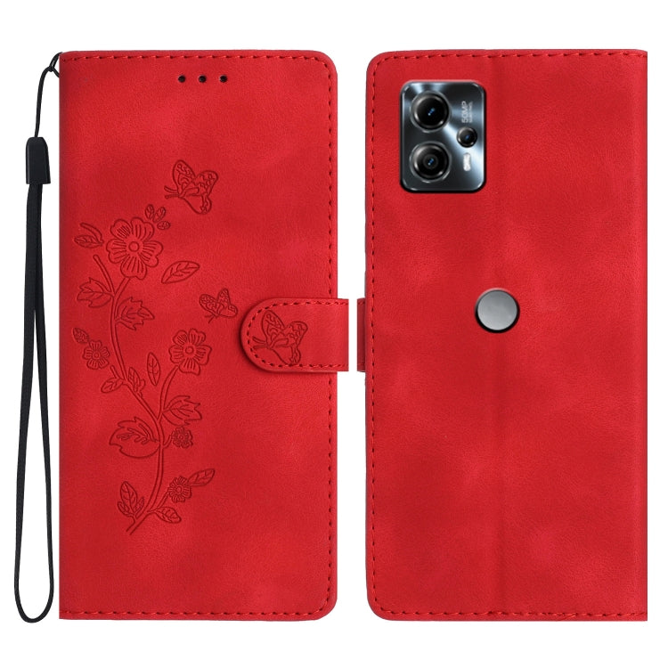 Flower Butterfly Embossing Pattern Leather Phone Case, Series 5 My Store