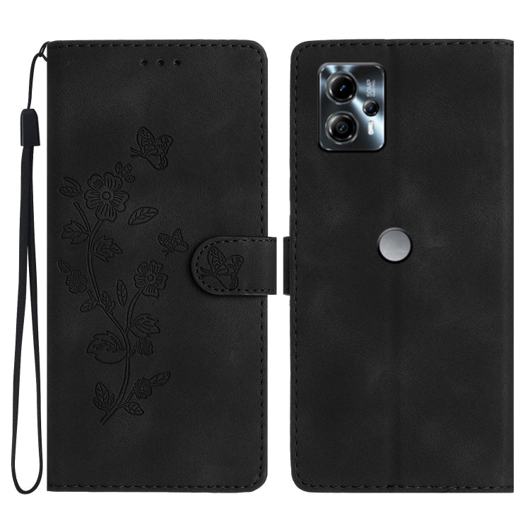 Flower Butterfly Embossing Pattern Leather Phone Case, Series 5 My Store