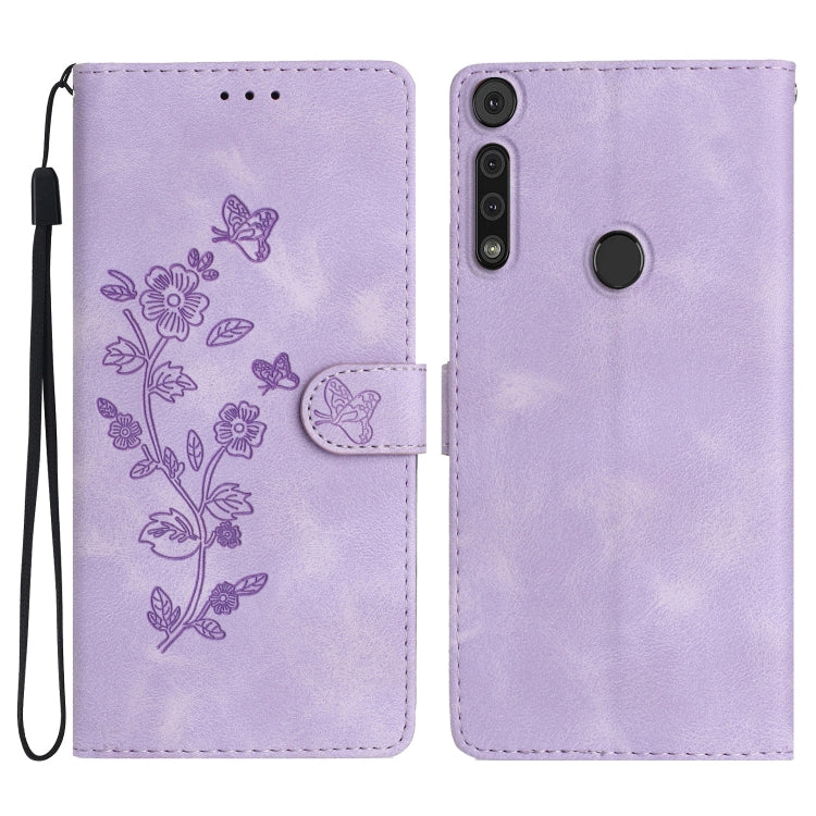 Flower Butterfly Embossing Pattern Leather Phone Case, Series 4 My Store