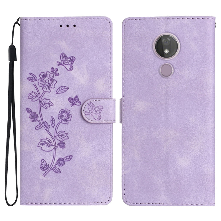 Flower Butterfly Embossing Pattern Leather Phone Case, Series 3 My Store