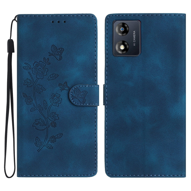 Flower Butterfly Embossing Pattern Leather Phone Case, Series 4 My Store