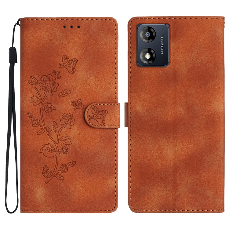 Flower Butterfly Embossing Pattern Leather Phone Case, Series 4 My Store