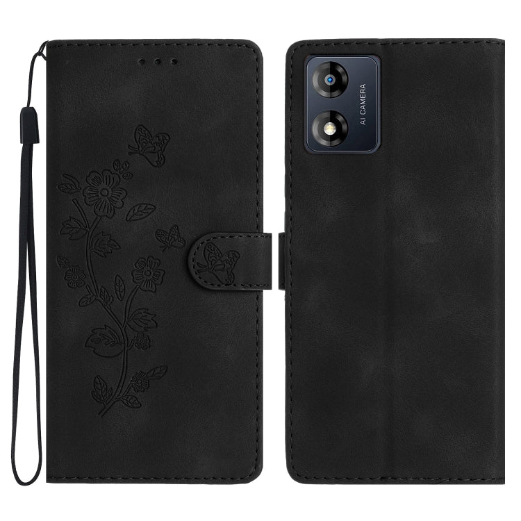 Flower Butterfly Embossing Pattern Leather Phone Case, Series 4 My Store