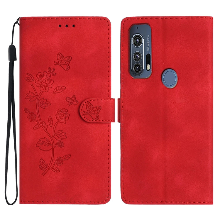 Flower Butterfly Embossing Pattern Leather Phone Case, Series 4 My Store