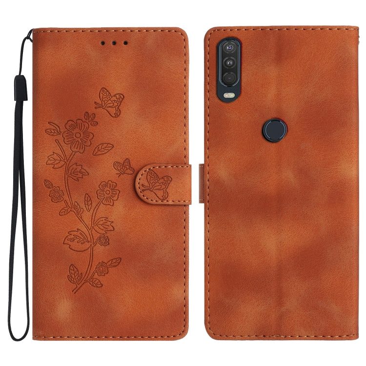 Flower Butterfly Embossing Pattern Leather Phone Case, Series 4 My Store