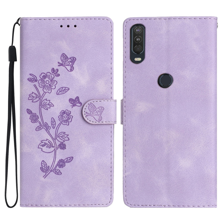 Flower Butterfly Embossing Pattern Leather Phone Case, Series 4 My Store