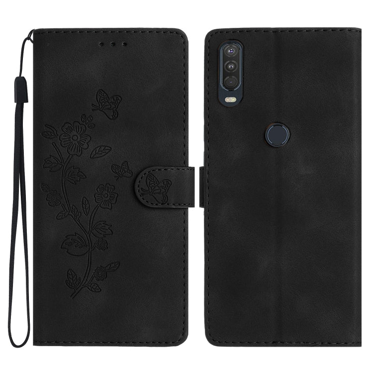 Flower Butterfly Embossing Pattern Leather Phone Case, Series 4 My Store