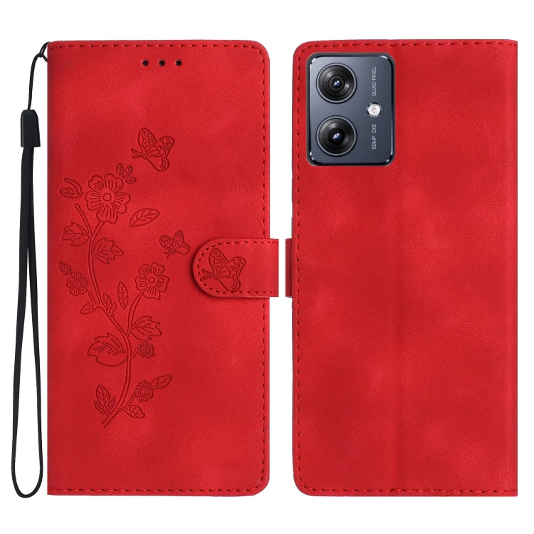 Flower Butterfly Embossing Pattern Leather Phone Case, Series 6 My Store