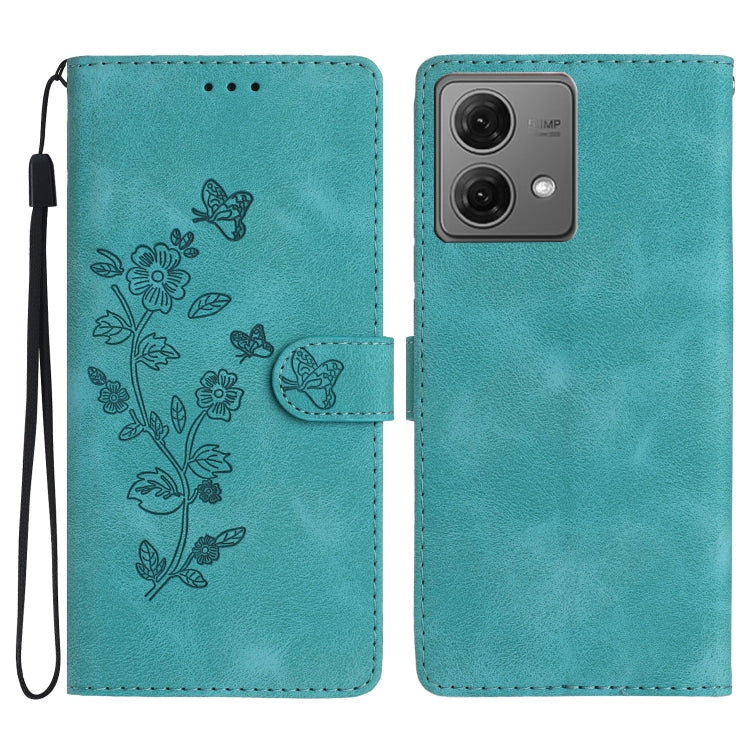 Flower Butterfly Embossing Pattern Leather Phone Case, Series 5 My Store