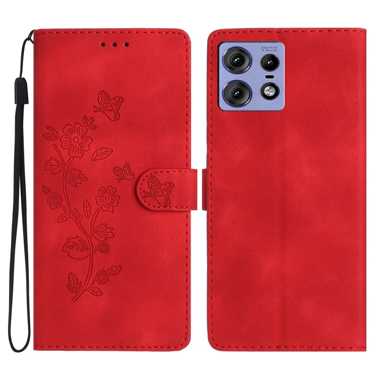 Flower Butterfly Embossing Pattern Leather Phone Case, Series 5 My Store