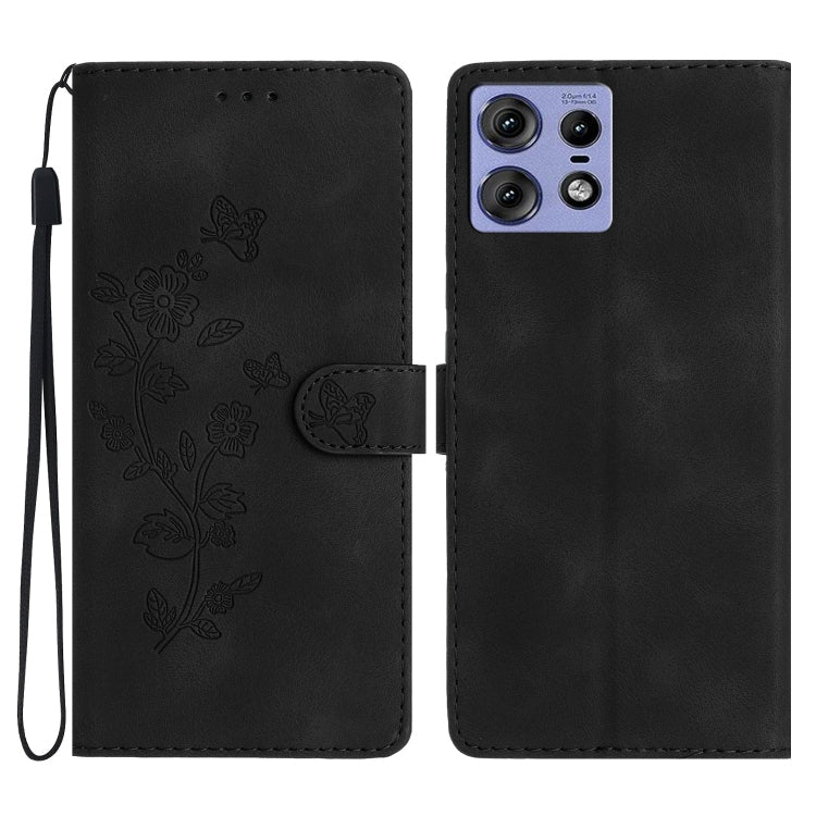 Flower Butterfly Embossing Pattern Leather Phone Case, Series 5 My Store