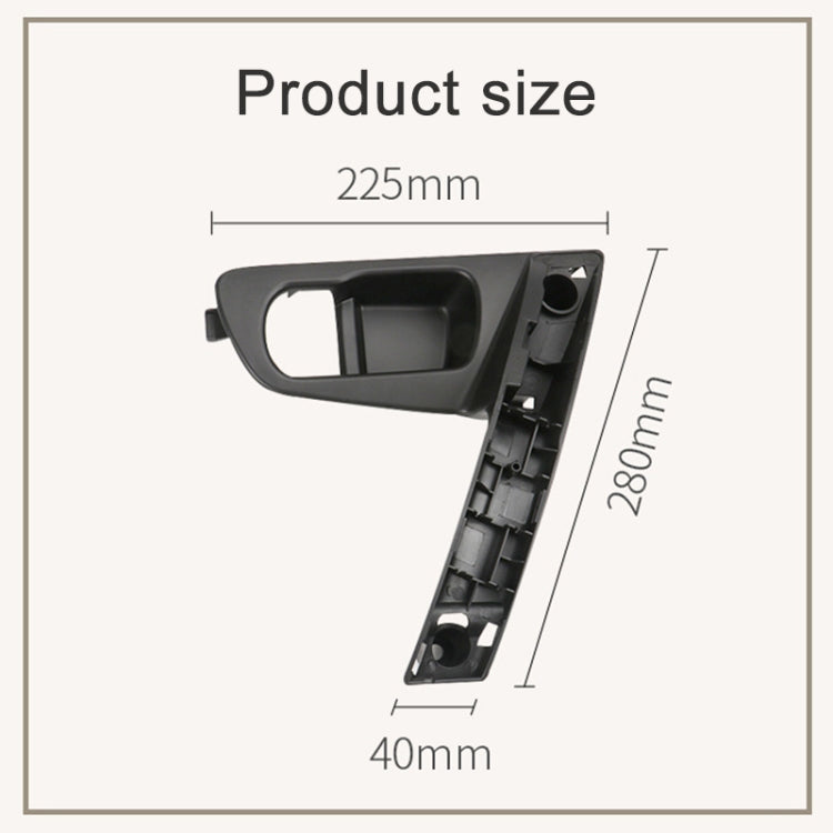 For Nissan Qashqai Left-Drive Car Door Inside Handle Base Bracket