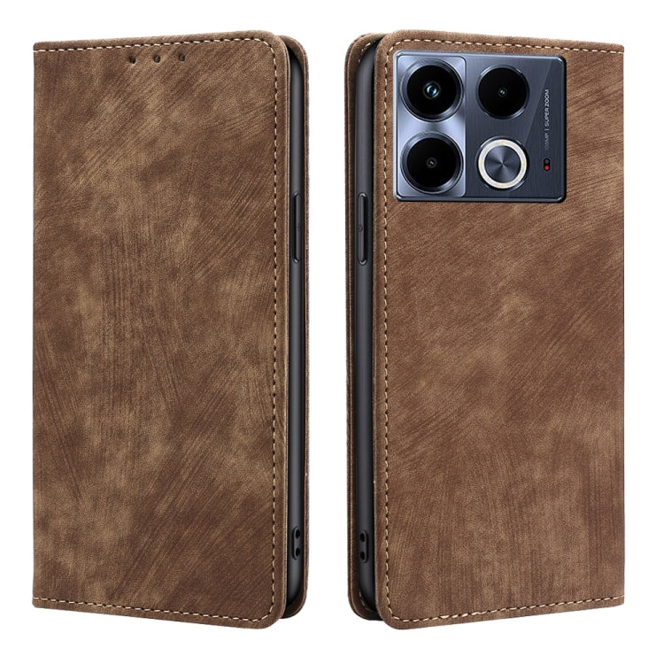 RFID Anti-theft Brush Magnetic Leather Phone Case, Series 1 My Store