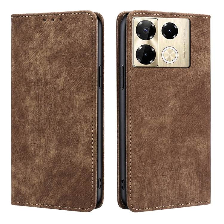 RFID Anti-theft Brush Magnetic Leather Phone Case, Series 2 My Store