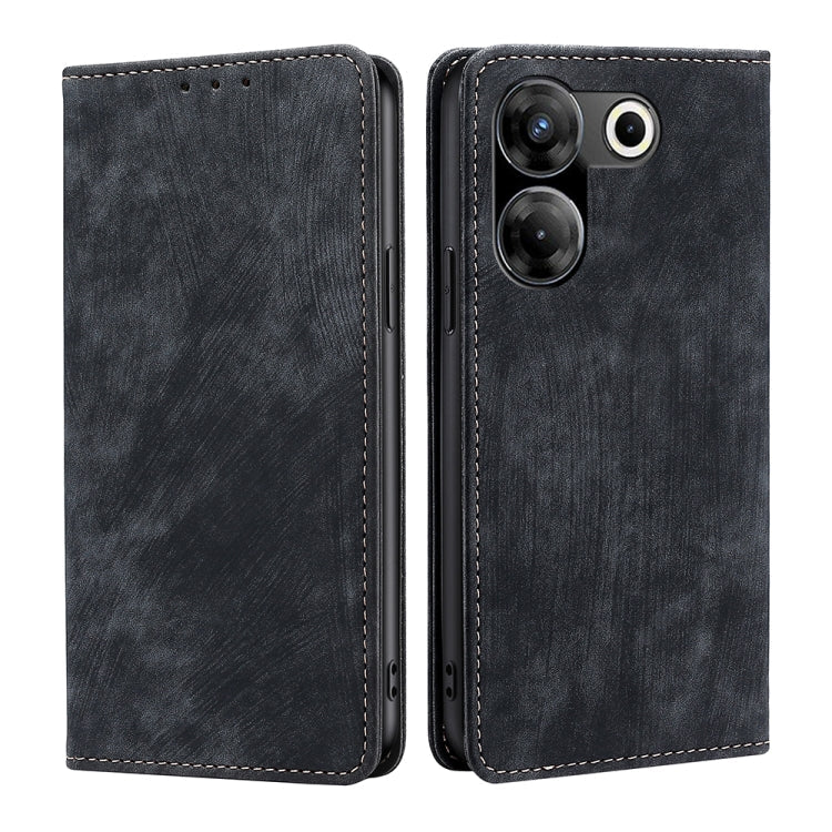 RFID Anti-theft Brush Magnetic Leather Phone Case, Series 2