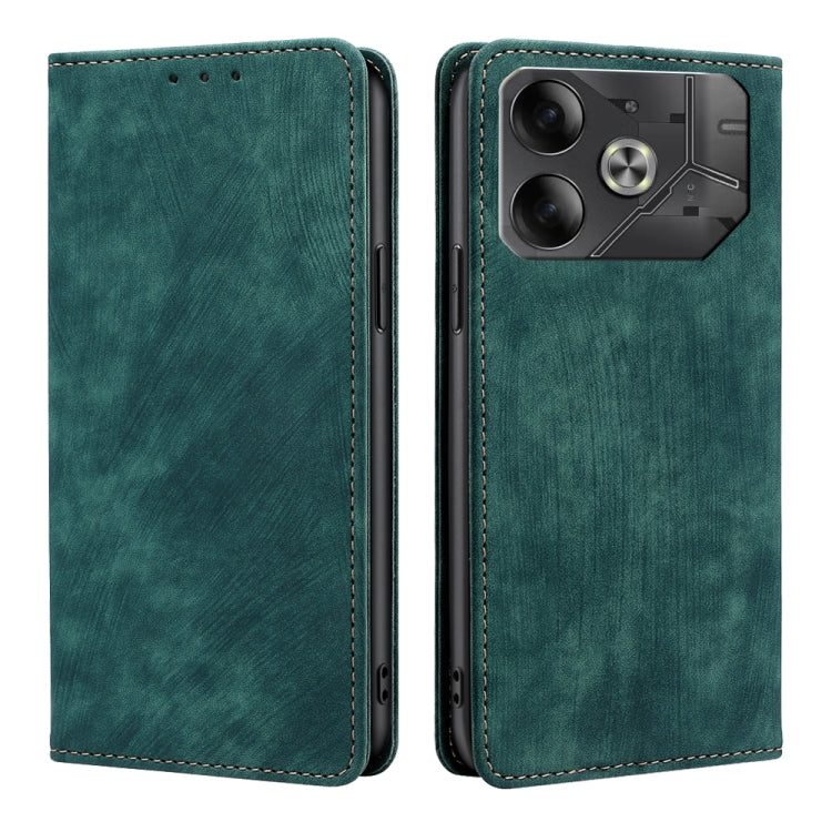 RFID Anti-theft Brush Magnetic Leather Phone Case, Series 1