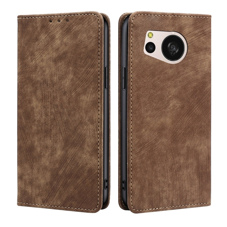 RFID Anti-theft Brush Magnetic Leather Phone Case My Store