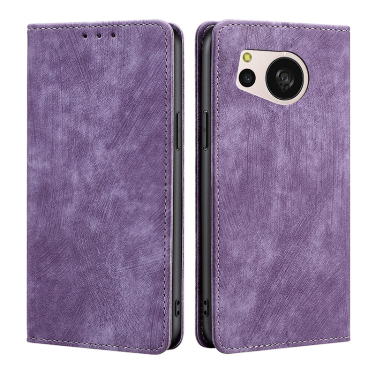 RFID Anti-theft Brush Magnetic Leather Phone Case My Store