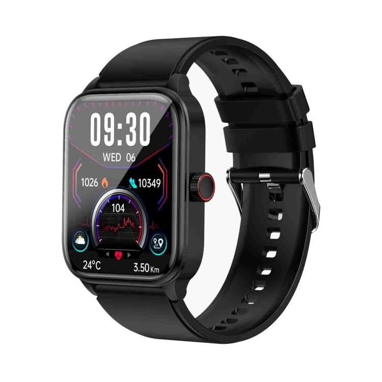 ET540 1.91 inch IP67 Waterproof Silicone Band Smart Watch, Support ECG / Non-invasive Blood Glucose Measurement