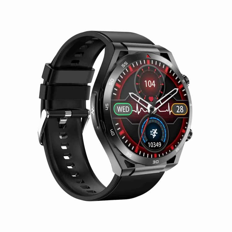 ET450 1.39 inch IP67 Waterproof Silicone Band Smart Watch, Support ECG / Non-invasive Blood Glucose Measurement