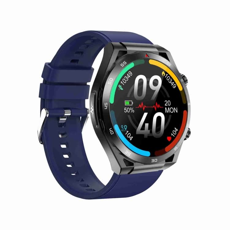 ET450 1.39 inch IP67 Waterproof Silicone Band Smart Watch, Support ECG / Non-invasive Blood Glucose Measurement