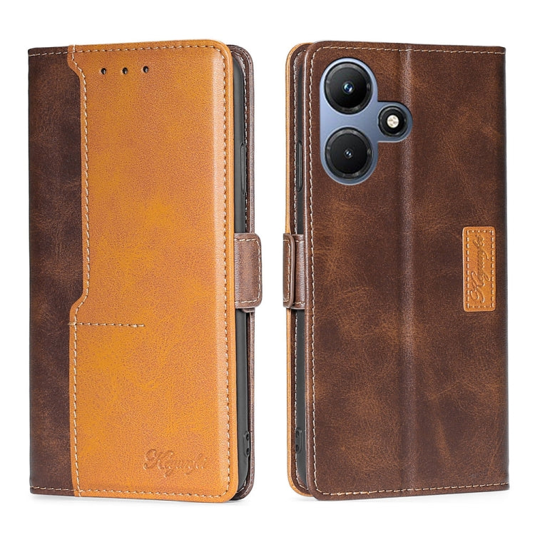 Contrast Color Side Buckle Leather Phone Case, Series 2 My Store