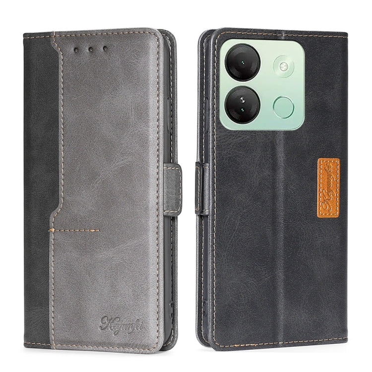 Contrast Color Side Buckle Leather Phone Case, Series 1 My Store