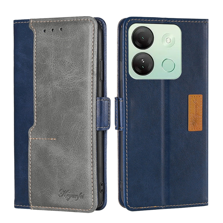 Contrast Color Side Buckle Leather Phone Case, Series 1 My Store