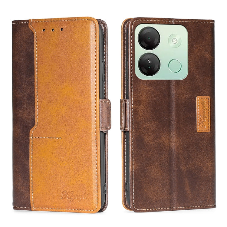 Contrast Color Side Buckle Leather Phone Case, Series 1 My Store