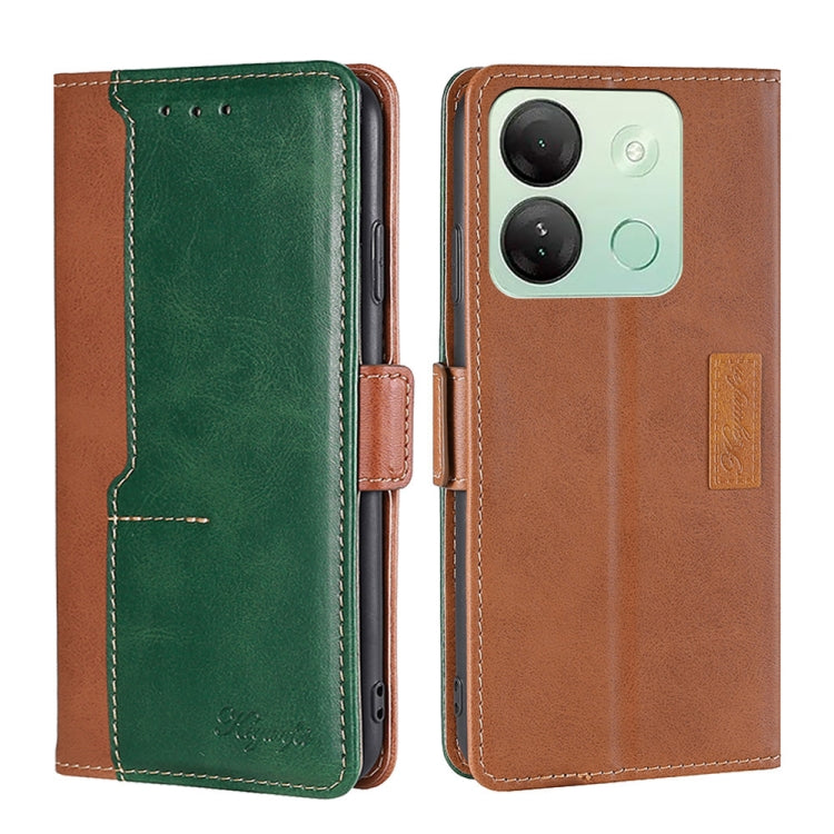 Contrast Color Side Buckle Leather Phone Case, Series 1 My Store