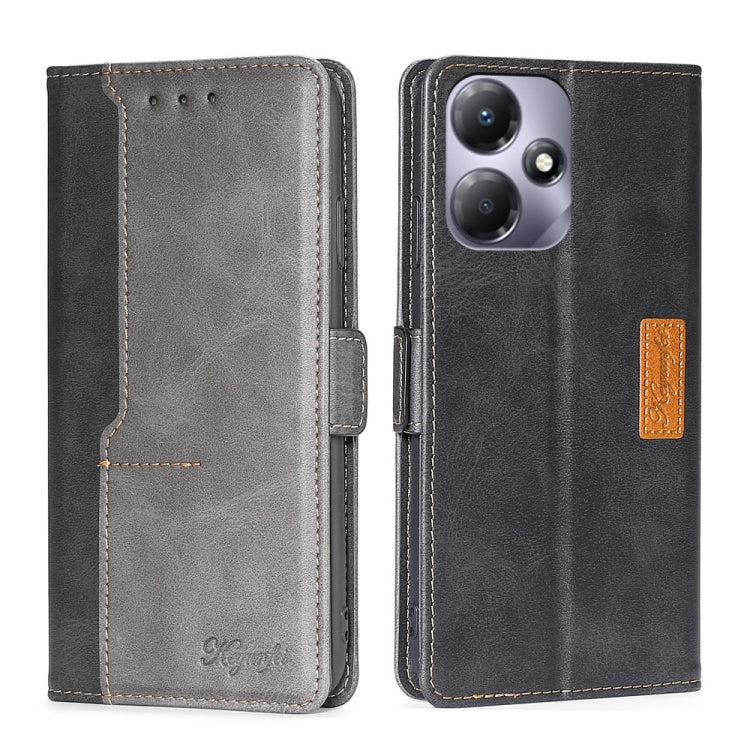 Contrast Color Side Buckle Leather Phone Case, Series 2 My Store