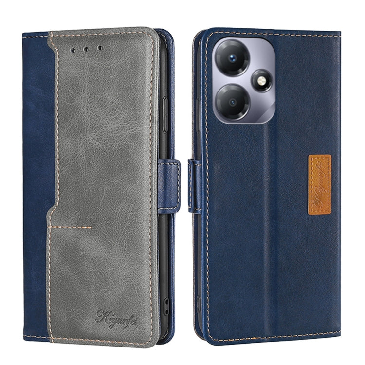 Contrast Color Side Buckle Leather Phone Case, Series 2 My Store