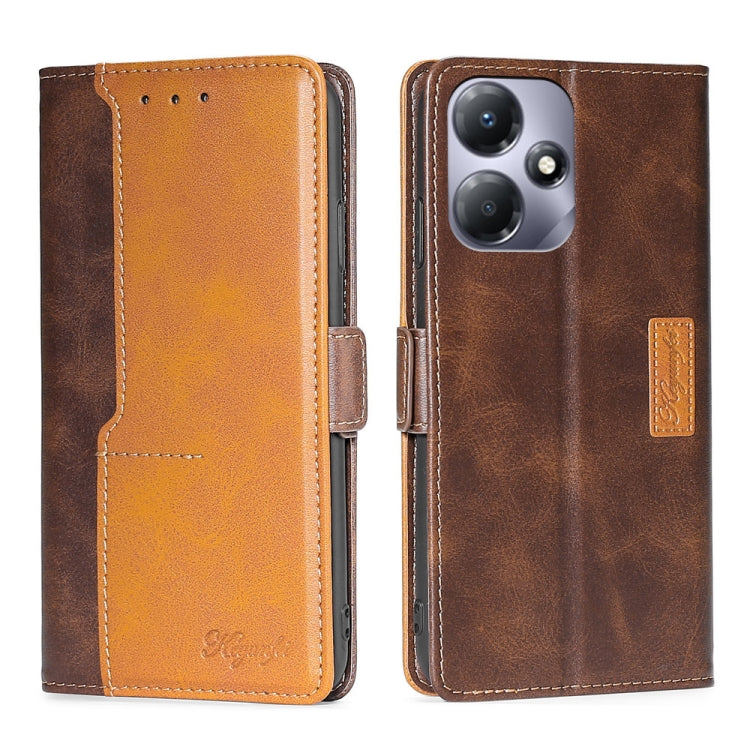 Contrast Color Side Buckle Leather Phone Case, Series 2 My Store