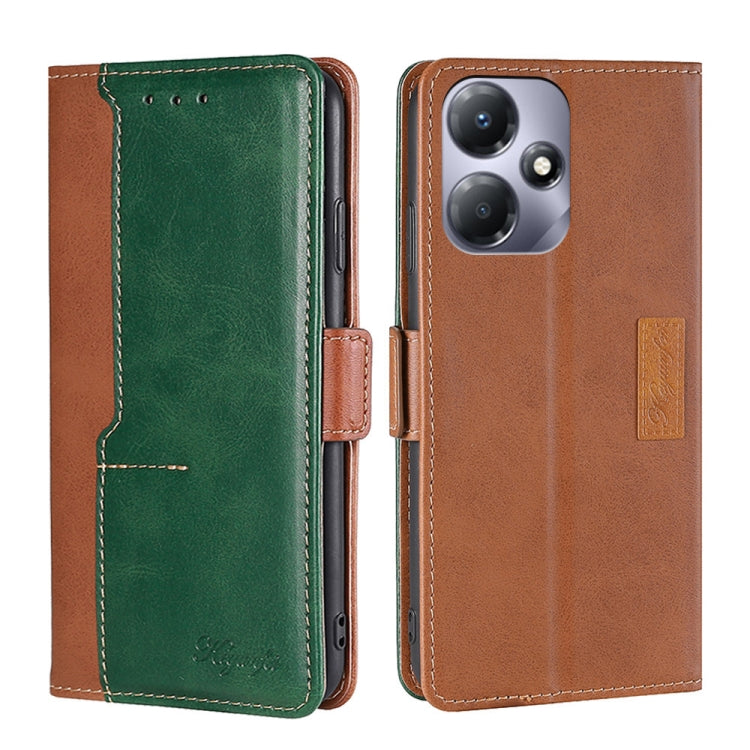 Contrast Color Side Buckle Leather Phone Case, Series 2 My Store