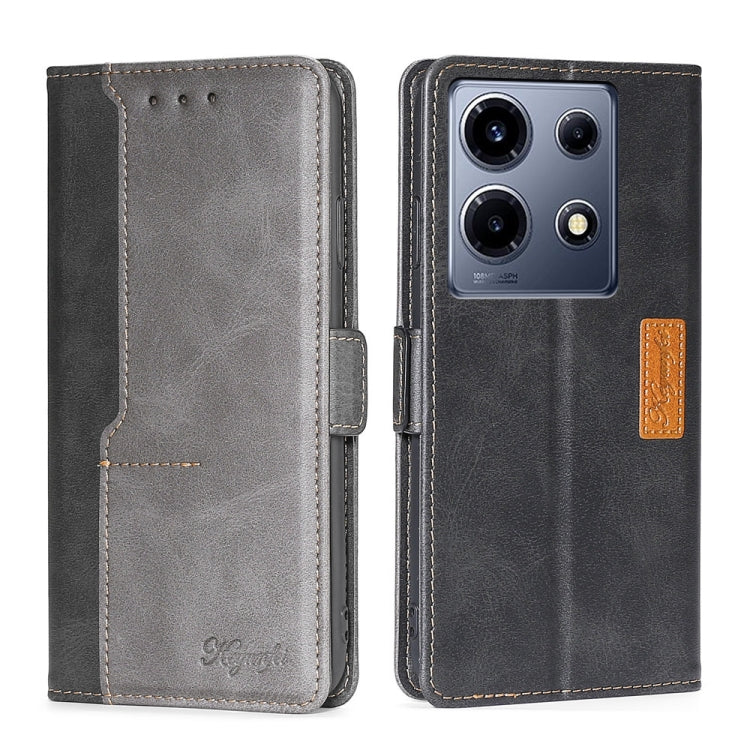 Contrast Color Side Buckle Leather Phone Case, Series 1 My Store