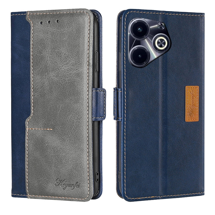 Contrast Color Side Buckle Leather Phone Case, Series 2 My Store