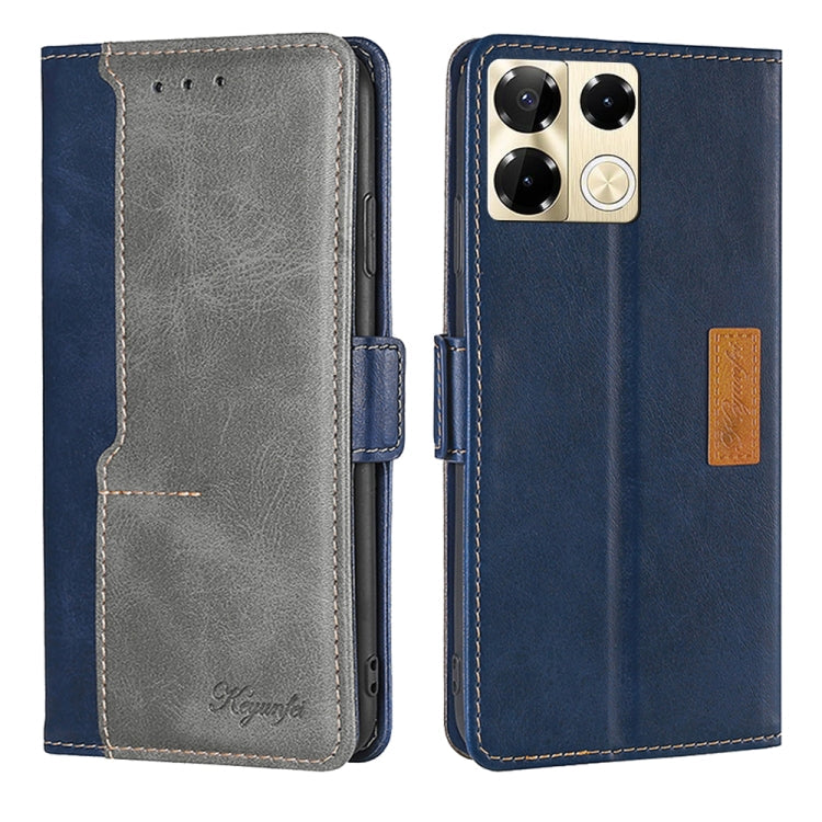 Contrast Color Side Buckle Leather Phone Case, Series 2 My Store