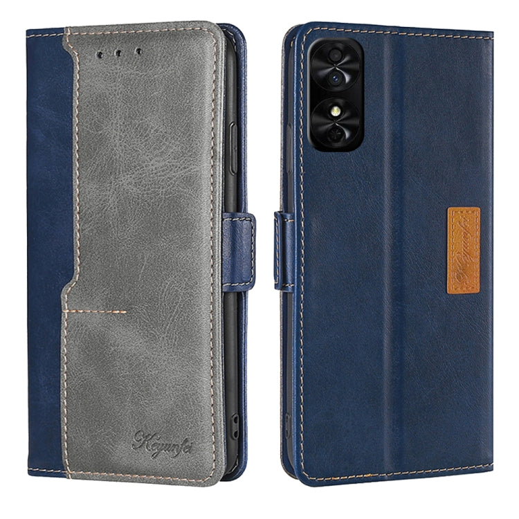 Contrast Color Side Buckle Leather Phone Case My Store