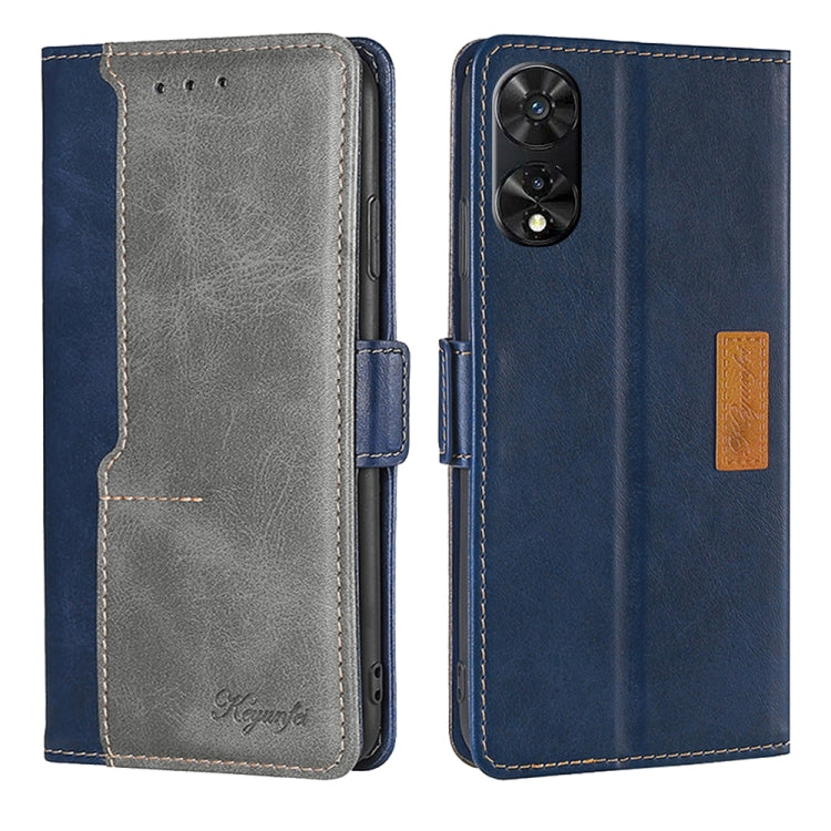 Contrast Color Side Buckle Leather Phone Case My Store