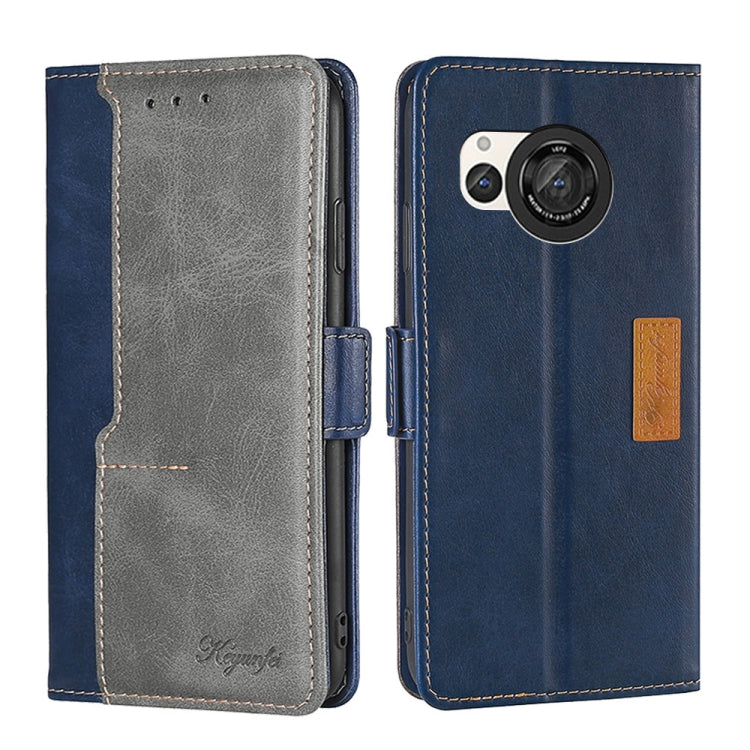 Contrast Color Side Buckle Leather Phone Case My Store