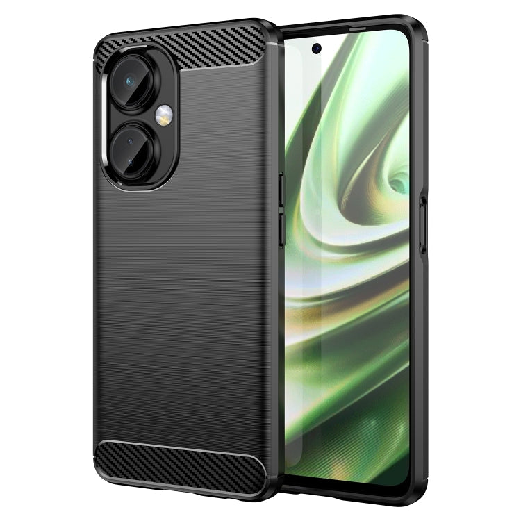 Brushed Texture Carbon Fiber TPU Phone Case My Store