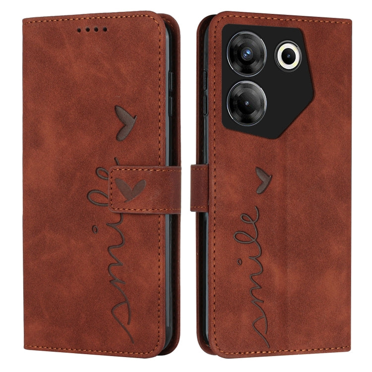 Skin Feel Heart Pattern Leather Phone Case My Store