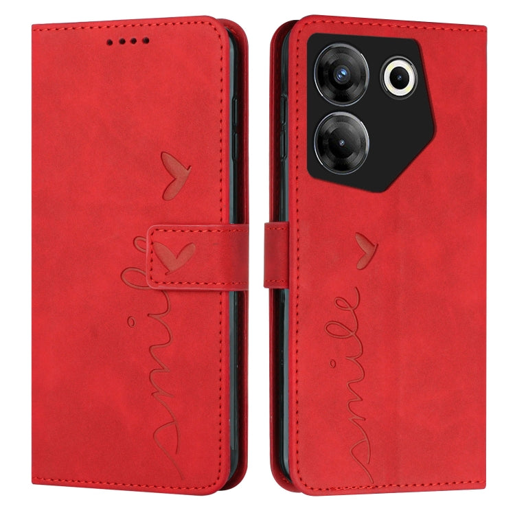 Skin Feel Heart Pattern Leather Phone Case My Store