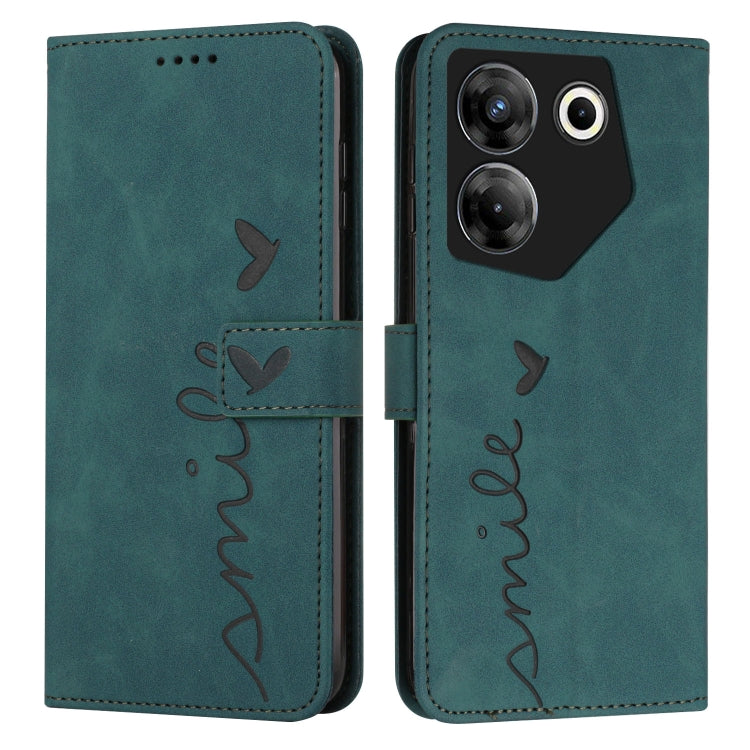 Skin Feel Heart Pattern Leather Phone Case My Store