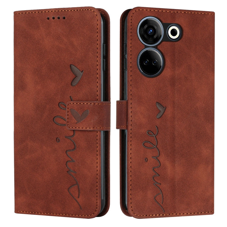 Skin Feel Heart Pattern Leather Phone Case My Store