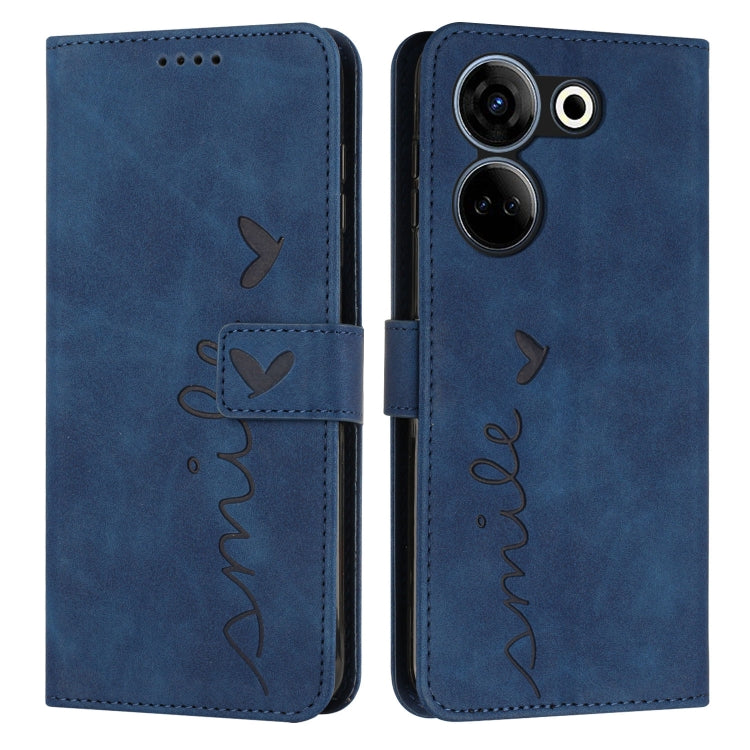 Skin Feel Heart Pattern Leather Phone Case My Store