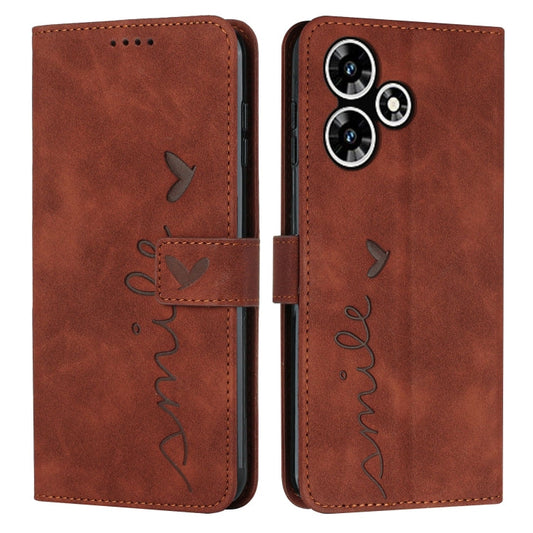 Skin Feel Heart Pattern Leather Phone Case My Store