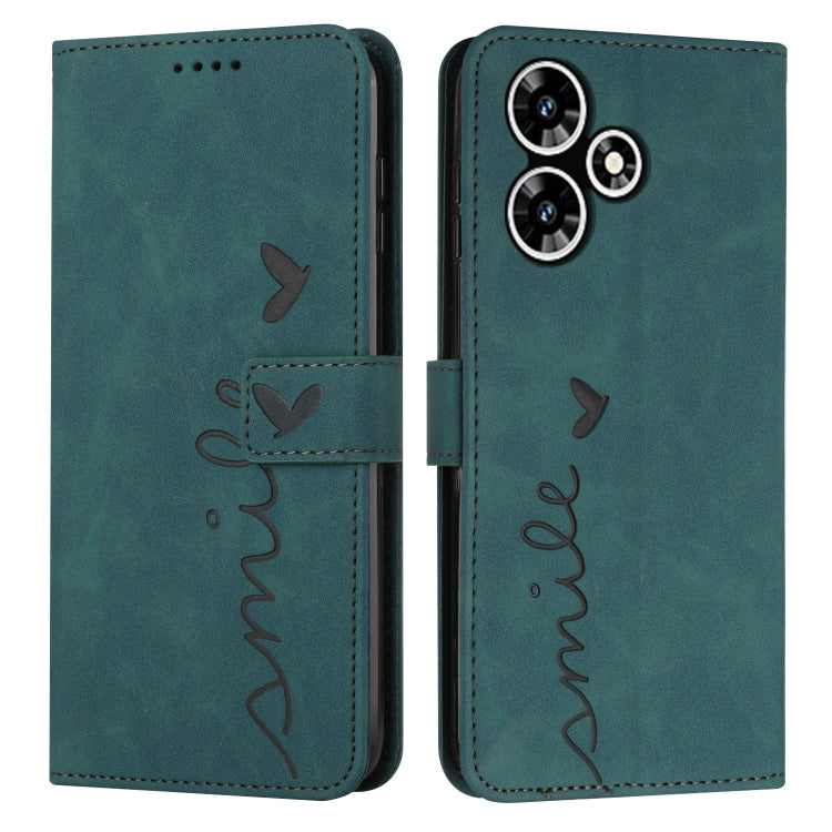 Skin Feel Heart Pattern Leather Phone Case My Store